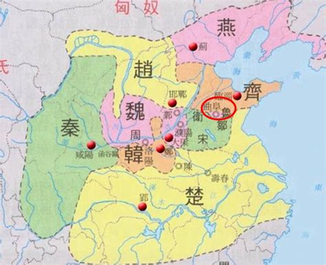 魯國 位置|中国春秋时期齐国、鲁国历史地图